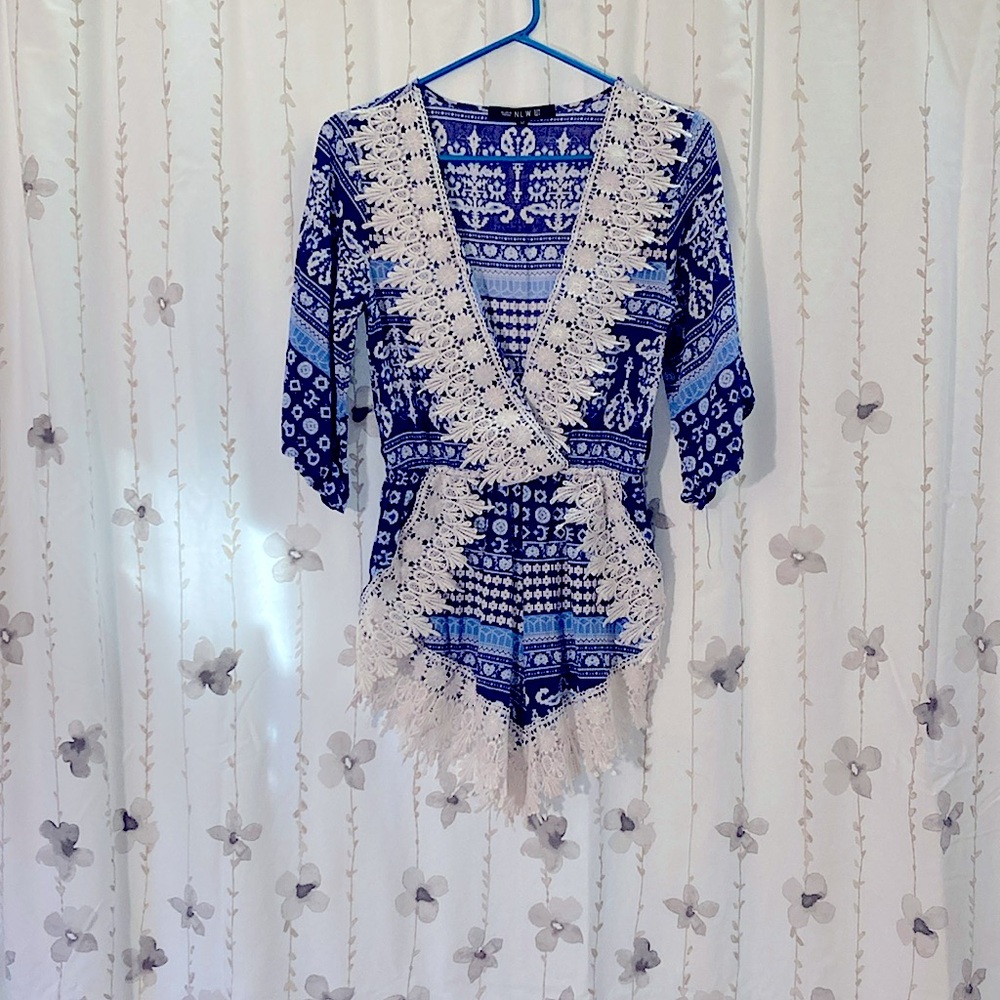 NLW lace romper, size M